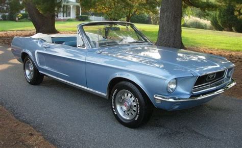 Brittany Blue 1968 Ford Mustang