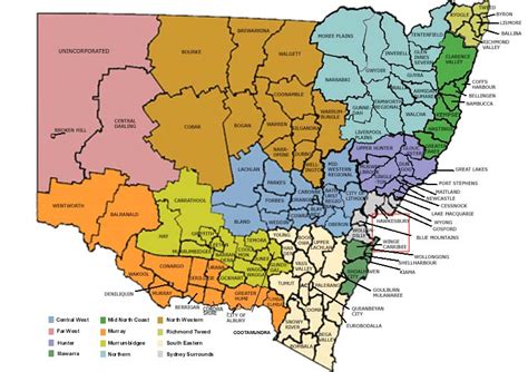 Local Government Areas In New South Wales Wikipedia