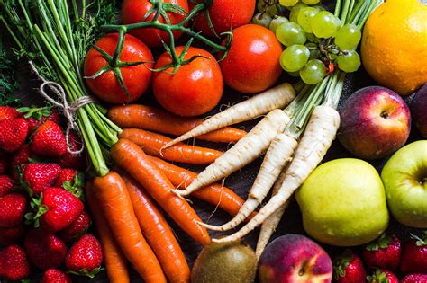 Fresh And Colorful Fruits And Vegetables Free Stock Photo Picjumbo