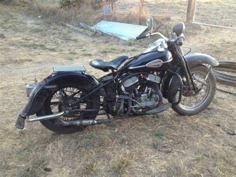 Buy 1952 Harley Davidson Unrestored Flathead 45 Stroker On 2040 Motos