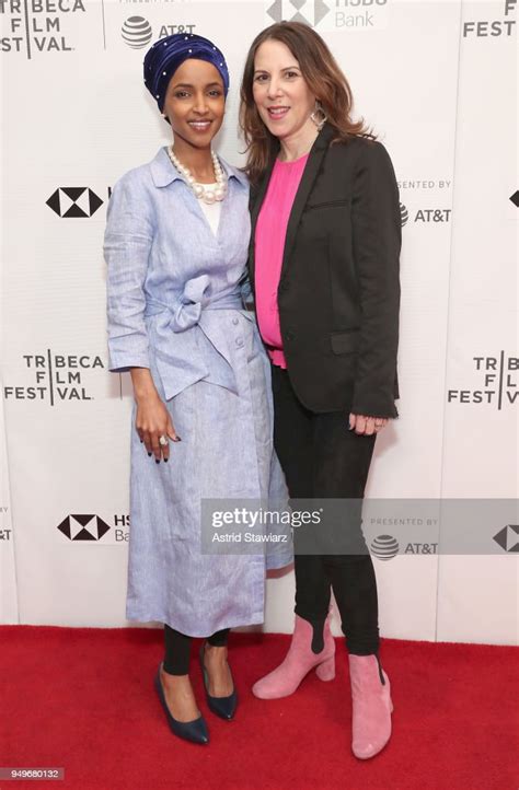 Ilhan Omar And Filmmaker Norah Shapiro Attends The Premiere Of Time