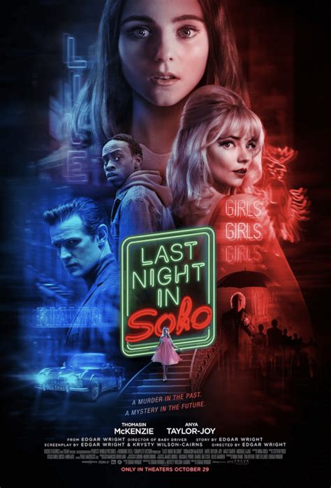Final Poster For Edgar Wrights ‘last Night In Soho Brings Together