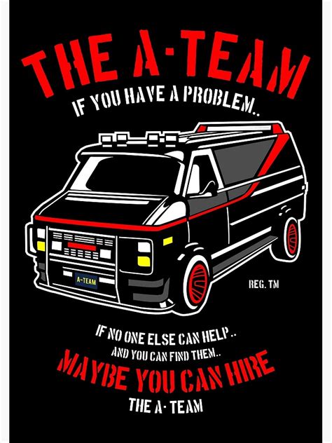 The A Team Poster For Sale By Artemnovus Redbubble