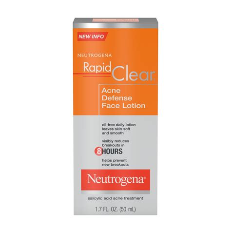Neutrogena Rapid Clear Acne Moisturizer Salicylic Acid Acne Fighting
