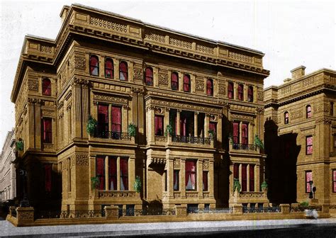640 5th Ave Ny Wh Vanderbilt Mansion Colorized By Chris Chalkley