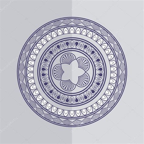 Bohemic Design Mandale Icon Decoration Concept Vector Illustration