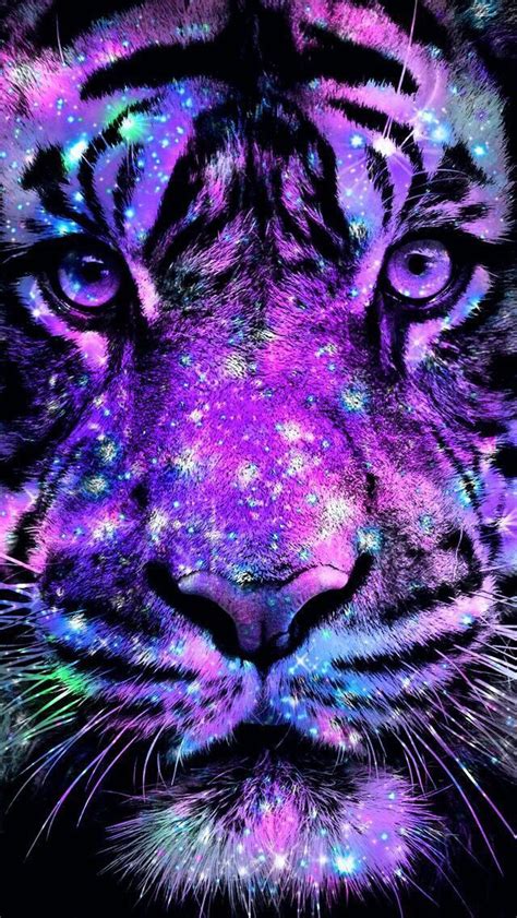 Pin By 👑queensociety👑 On Neon Glow※ Animal Wallpaper Big Cats Art