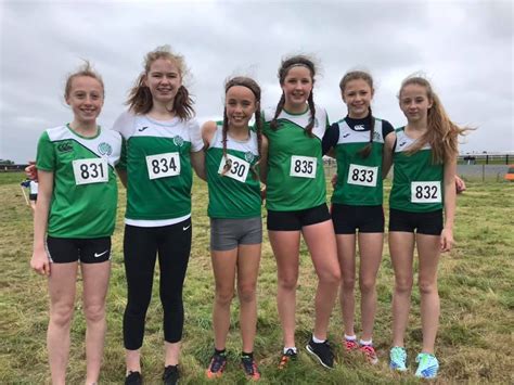 Galway U14 Girls Cross Country Team Champions 2020 Dunmore Community
