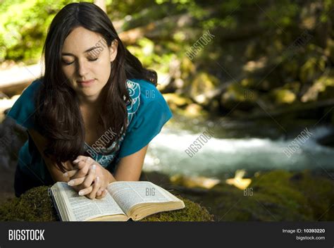 Young Woman Reading Image And Photo Free Trial Bigstock