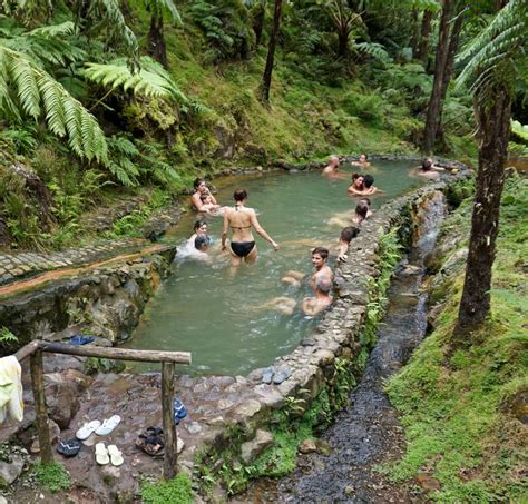 experience the caldeira velha hot springs avrex travel