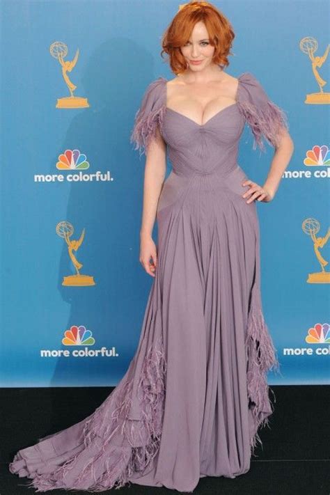Christina Hendricks At The Emmys 2010 17 Pics