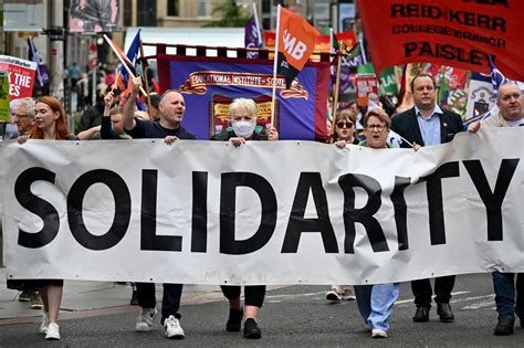 Labor Strikes In Uk Us Workers Unite Against Inflation Cost Of