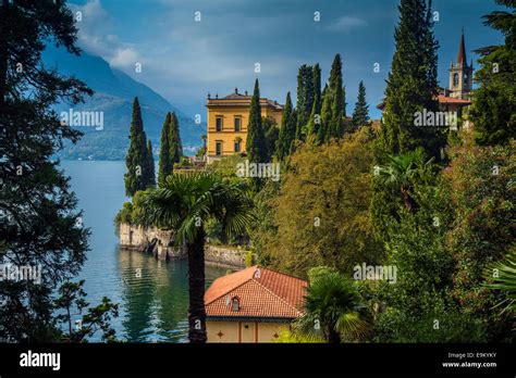 Villa Monastero Varenna Lake Como Lombardy Italy Stock Photo Alamy