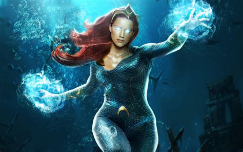 2880x1800 Mera Aquaman Movie Poster Macbook Pro Retina Hd 4k