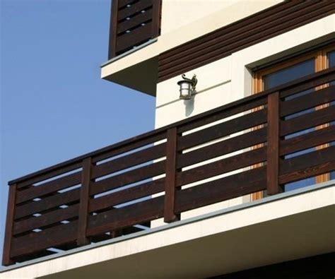 Drewniane Balkon System Balustrady I Schody