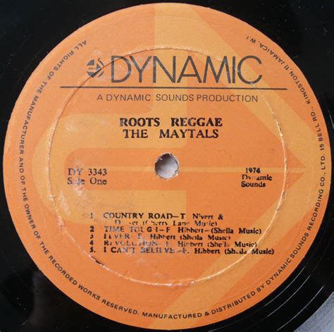 Compartilhando Reggae Toots And The Maytals Roots Reggae Lp Dynamic 1974
