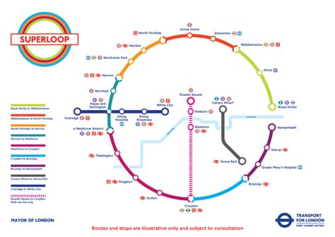 Tfl Superloop Map London Reconnections