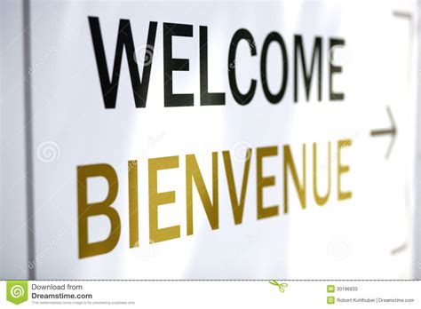 Stock Photos: Welcome sign. Image: 30196833