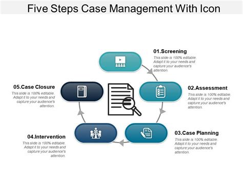 Case Management Icon At Collection Of Case Management