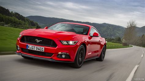 2015 Ford Mustang Coupe V8 Race Red Euro Spec Front Caricos
