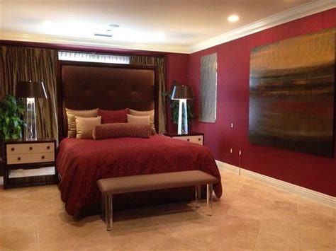 Wine dark red burgundy maroon curtains for living room blackout drapes. 75 Unique Red Bedroom Ideas and Photos | Bedroom red, Dark ...