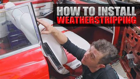 How To Install Weatherstripping On The 1964 Cadillac Eldorado Youtube