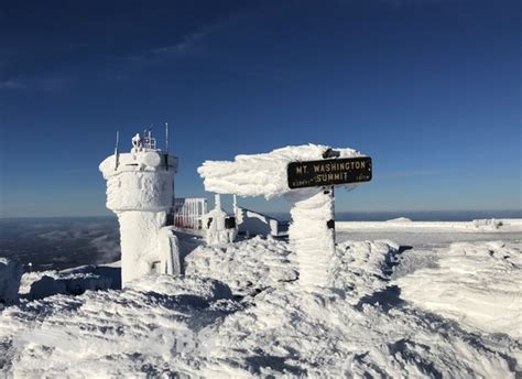 Thursdays Cold Sets Record Atop Mount Washington Maine Public
