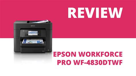 Epson Workforce Pro Wf 4830dtwf A4 Colour Multifunction Inkjet Printer