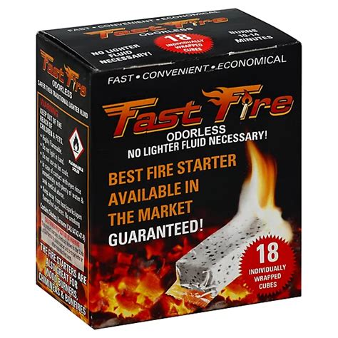 Fast Fire Starter 18pk 18 Count Albertsons