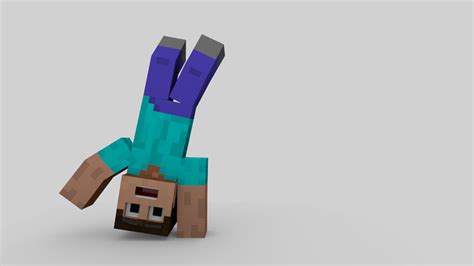 Minecraft Blender Rig Now With Blocks And Armour