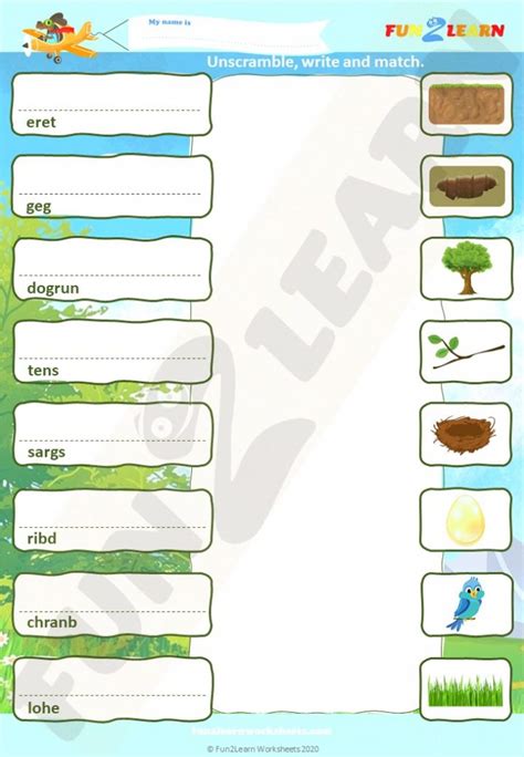 And The Green Grass Grew All Around Free Worksheet Fun2learn