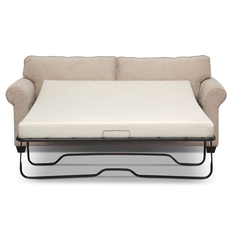 Full Size Sleeper Sofa With Memory Foam Mattress By Craftmaster Wolf