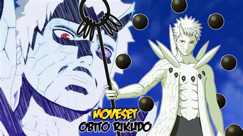Naruto Shippuden Ultimate Ninja Storm 4 Obito Rikudo Complete Moveset