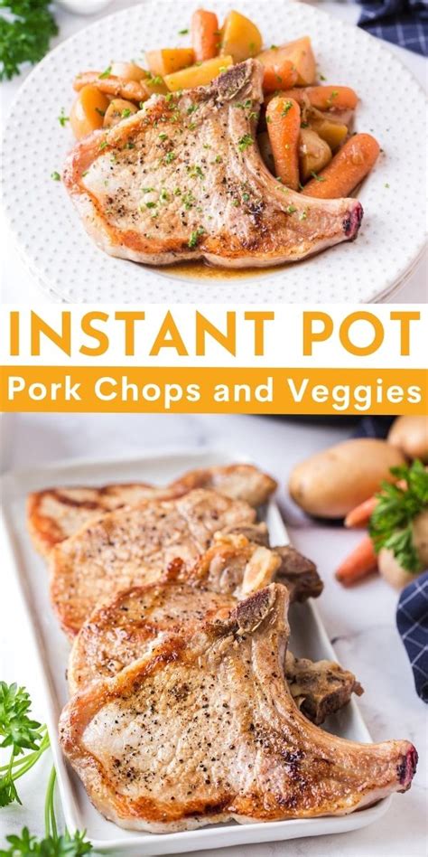 Quick dinner recipe 1 pk thin cut frozen pork chops15 oz of water1 box tony's jambalaya dinner mix rice1 tsp lawry's season allput all ingredients in cooker. Instant Pot Pork Chops with Carrots and Potatoes - Family ...