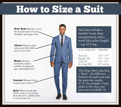 Suits typically have a number that defines their chest measurement and length. How to Buy a Suit That Fits Properly and Looks Good on You ...