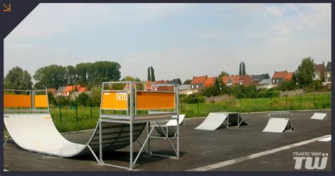 Skate Park Frasnes Belgique Trafic Way