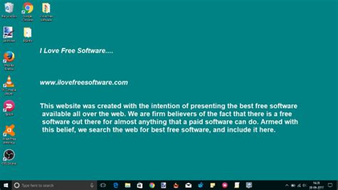 How To Set Text As Desktop Background In Windows 10