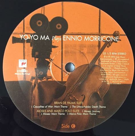 yo yo ma ennio morricone yo yo ma plays ennio morricone in 2022 vinyl music yo yo lp albums