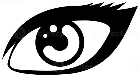 Eye Illustration Black And White Eye Icon 10856413 Png
