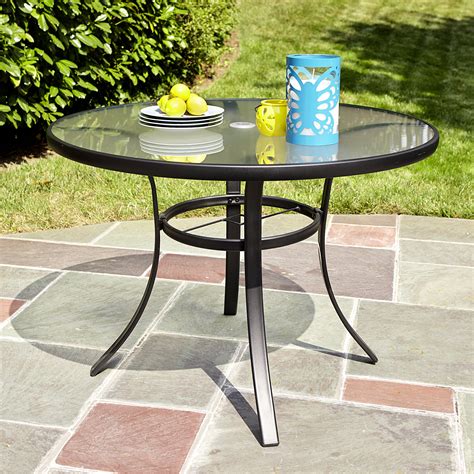 Essential Garden Bartlett Tempered Glass Dining Table Limited Availability