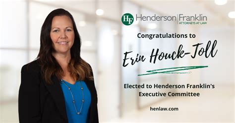 Erin Houck Toll Elected To Henderson Franklins Executive Committee