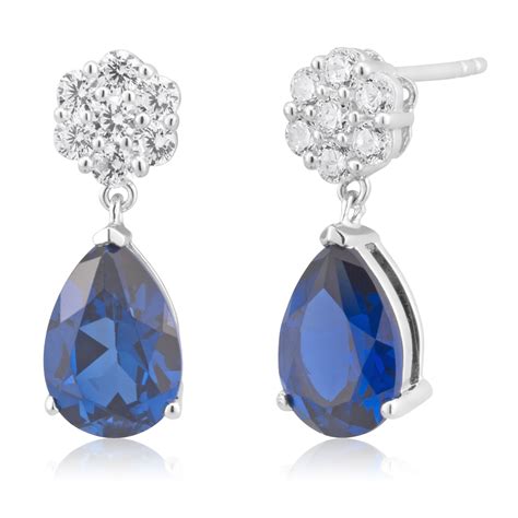 Sapphire Earrings Shop Sapphire Earrings Online Grahams Jewellers