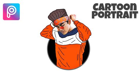 How To Edit Cartoon Portrait Logo Picsart Tutorial Cartoon Photo