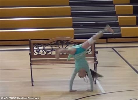 Eight Year Old Amputee Performs Dance Solo After Losing Her Leg Daily