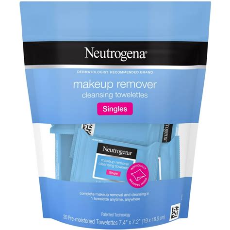 Neutrogena Makeup Remover Cleansing Towelette Singles Daily Face Wipes