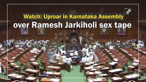 Watch Uproar In Karnataka Assembly Over Ramesh Jarkiholi Sex Scandal Deccan Herald