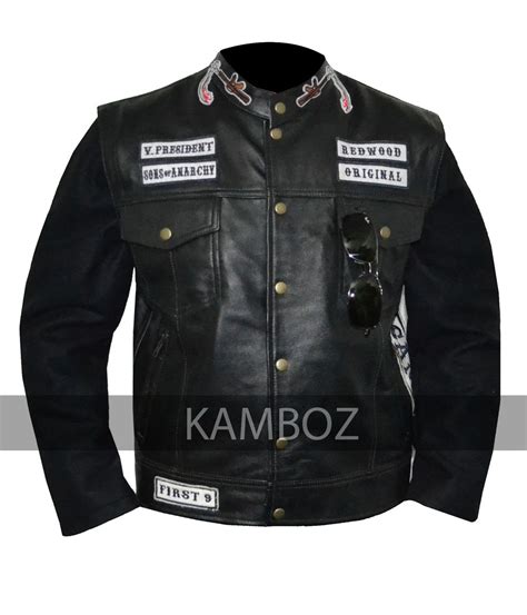Son Of Anarchy Leather Jacketvest Super Hero Jackets Movies Jackets