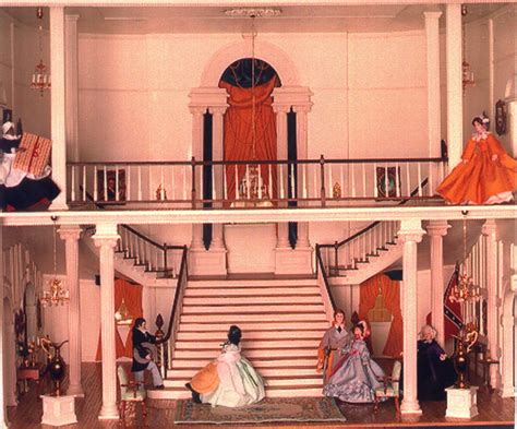 This Is Big Hall At Twelve Oaks In The Gwtw Mansion Dollhouse Created By Linda And Danny Hass See