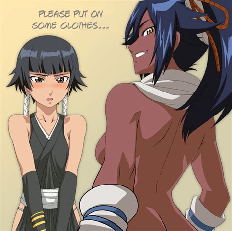 Rule 34 2girls Bleach Blush Dark Skinned Female Dark Skin Female Female Only Multiple Girls