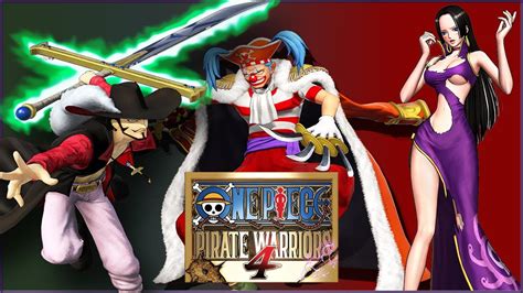 One Piece Pirate Warriors 4 Mihawk Boa Hancock Buggy And Ivankov Gameplaymoveset Preview Hd
